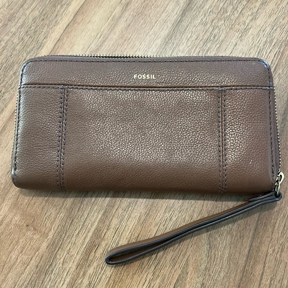 Fossil Brown Leather Wallet